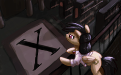 Size: 1700x1051 | Tagged: safe, artist:sevoohypred, daring do, pegasus, pony, g4, female, indiana jones, indiana jones and the last crusade, solo, x