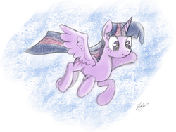 Size: 2048x1536 | Tagged: safe, artist:stuhp, twilight sparkle, alicorn, pony, g4, female, mare, solo, traditional art, twilight sparkle (alicorn)