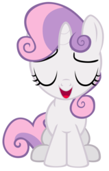 Size: 712x1122 | Tagged: safe, artist:mrbrandonmac, sweetie belle, g4, female, simple background, solo, transparent background, vector