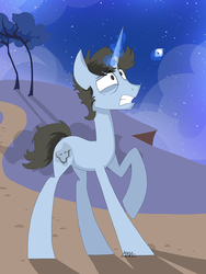 Size: 700x933 | Tagged: safe, anonymous artist, oc, oc only, oc:wild, pony, male, solo, stallion