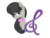 Size: 1600x1200 | Tagged: safe, artist:dei-hedgehog, octavia melody, g4, cutie mark, female, music notes, portrait, solo