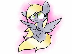 Size: 1024x768 | Tagged: safe, artist:twinkiepie19, derpy hooves, pegasus, pony, g4, chibi, female, mare, solo