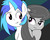 Size: 2422x1936 | Tagged: safe, artist:garlandgala, dj pon-3, octavia melody, vinyl scratch, g4