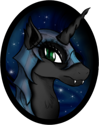 Size: 885x1119 | Tagged: safe, artist:ancientowl, nightmare moon, g4, female, solo