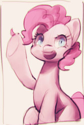 Size: 328x490 | Tagged: dead source, safe, artist:frali, pinkie pie, earth pony, pony, g4, female, solo