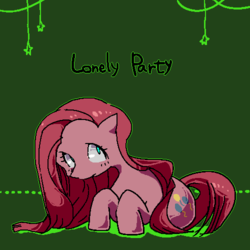 Size: 500x500 | Tagged: safe, artist:atuyu_tubuyaki, pinkie pie, g4, female, pinkamena diane pie, pixiv, solo