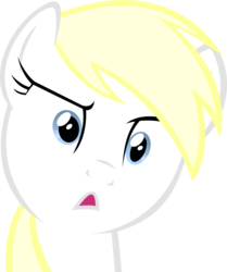 Size: 2200x2628 | Tagged: safe, artist:planetarypenguin, oc, oc only, oc:aryanne, blonde, bust, disturbed, eye lashes, female, high res, portrait, reaction image, simple background, solo, transparent background, vector, wondering