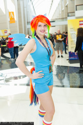 Size: 1365x2048 | Tagged: safe, rainbow dash, human, g4, cosplay, irl, irl human, photo