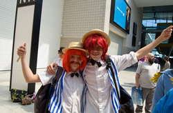 Size: 2916x1909 | Tagged: safe, flam, flim, human, g4, cosplay, duo, flim flam brothers, irl, irl human, photo