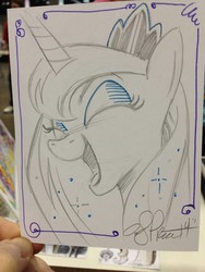 Size: 768x1024 | Tagged: safe, artist:andy price, princess luna, g4, female, palindrome get, sketch, solo, traditional art