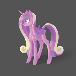 Size: 3600x3600 | Tagged: safe, artist:kzinch, princess cadance, g4, female, high res, solo