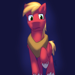 Size: 1280x1280 | Tagged: safe, artist:noxy, big macintosh, earth pony, pony, g4, male, solo, stallion