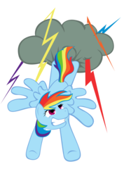 Size: 2480x3508 | Tagged: safe, artist:bouxn, rainbow dash, g4, cloud busting, female, high res, solo