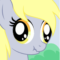 Size: 200x200 | Tagged: safe, artist:daydreamsyndrom, derpy hooves, pegasus, pony, g4, animated, female, mare, meme, scrunchy face, solo, vibrating, x intensifies