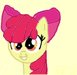 Size: 418x408 | Tagged: safe, artist:valebrony, apple bloom, g4, female, solo