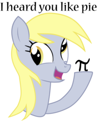 Size: 600x747 | Tagged: safe, artist:daniel-h-n, derpy hooves, pegasus, pony, g4, female, mare, pi, solo