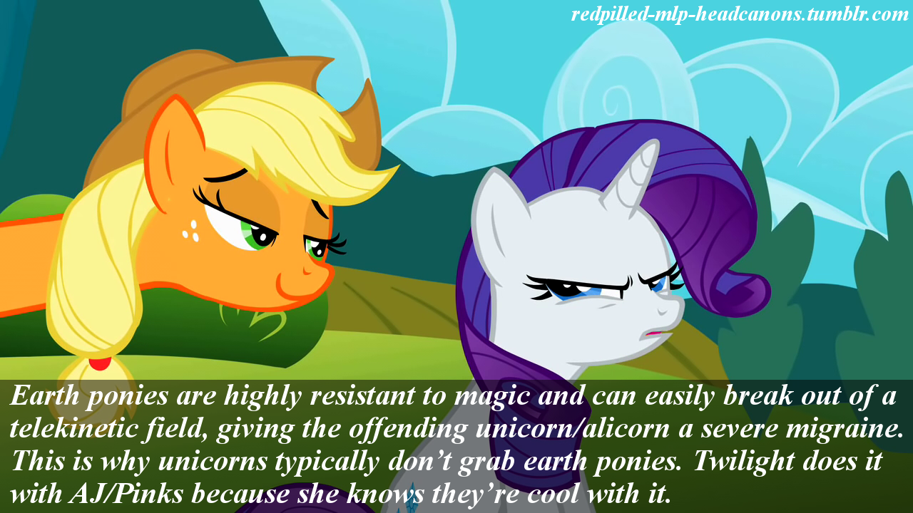 653942 - safe, applejack, rarity, g4, headcanon, redpilled-mlp-headcanons -  Derpibooru