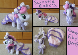 Size: 2160x1531 | Tagged: safe, artist:xxshadowhuntersxx, sweetie belle, g4, clothes, dress, irl, photo, plushie, solo