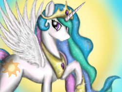 Size: 1024x768 | Tagged: safe, artist:crimson-shield, princess celestia, g4, female, solo