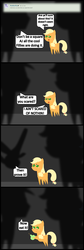 Size: 1047x3132 | Tagged: safe, artist:bronybyexception, applejack, ask honest applejack, g4, comic, hilarious in hindsight, pear, pointy ponies