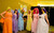 Size: 1024x640 | Tagged: safe, artist:luckygirl88, applejack, fluttershy, pinkie pie, rainbow dash, rarity, twilight sparkle, human, g4, 2014, convention, cosplay, craft, element of magic, fashion, flag, hanging banner, irl, irl human, mane six, phoenix comicon, phoenix comicon 2014, photo, twilight sparkle (alicorn)