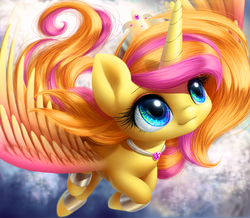 Size: 2374x2072 | Tagged: safe, artist:katputze, oc, oc only, oc:ariona, alicorn, pony, alicorn oc, high res, necklace, solo