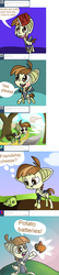 Size: 1280x5981 | Tagged: safe, artist:fillerartist, featherweight, robot, g4, ask, battery, blushing, book, cheese, comic, featherbot, featherbot answers, happy, kissing, male, outdoors, potato, roboticization, solo, speech bubble, tree, tumblr