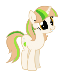 Size: 390x479 | Tagged: safe, artist:milkywut, oc, oc only, oc:vanilla latte, pony, unicorn, solo