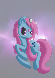 Size: 2480x3508 | Tagged: safe, artist:glitch, oc, oc only, oc:dravin, high res, solo, space, space pony, voridian