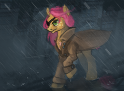 Size: 1599x1178 | Tagged: safe, artist:tracymod, babs seed, pony, g4, commission, eyepatch, female, scar, solo