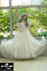 Size: 640x960 | Tagged: safe, artist:lochlan o'neil, princess celestia, human, g4, cosplay, irl, irl human, photo, solo