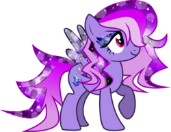 Size: 1018x785 | Tagged: safe, artist:strawberry-pannycake, oc, oc only, oc:moonlight crystyshine, pegasus, pony, simple background, solo, transparent background, vector