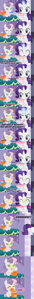 Safe Artist Beavernator Rarity Sweetie Belle Pony