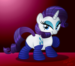 Size: 1024x904 | Tagged: safe, artist:aleximusprime, rarity, g4, clothes, cute, female, looking at you, marshmallow, smiling, socks, solo, striped socks, the ass was fat