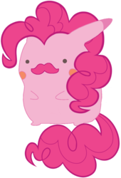 Size: 710x1045 | Tagged: safe, artist:bradleydoom, pinkie pie, pikachu, g4, female, moustache, pinkachu, pokémon, solo, warfstache