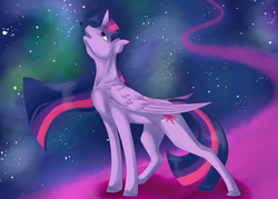 Size: 1400x1000 | Tagged: safe, artist:skylark333, twilight sparkle, alicorn, pony, g4, female, mare, solo, twilight sparkle (alicorn)