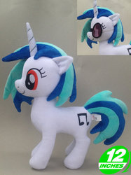 Size: 416x555 | Tagged: safe, artist:onlyfactory, dj pon-3, vinyl scratch, g4, bootleg, irl, photo, plushie, solo