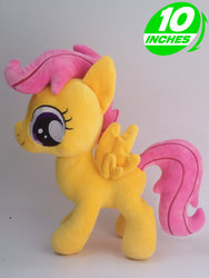 Size: 675x900 | Tagged: safe, artist:onlyfactory, scootaloo, pegasus, pony, g4, bootleg, irl, photo, plushie, solo