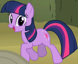Size: 475x391 | Tagged: safe, screencap, twilight sparkle, earth pony, pony, g4, the return of harmony, canterlot hedge maze, earth pony twilight, female, hedge maze, maze, missing horn, outfit catalog, solo
