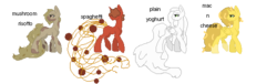 Size: 551x168 | Tagged: dead source, safe, artist:omgponayz, oc, oc only, adoptable, pixel art