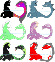 Size: 674x755 | Tagged: dead source, safe, artist:omgponayz, oc, oc only, original species, adoptable, augmented tail, blank flank, watermark
