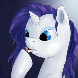 Size: 2000x2000 | Tagged: safe, artist:ponyway, rarity, g4, cigarette, female, high res, smoking, solo