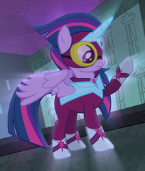 Size: 610x720 | Tagged: safe, screencap, twilight sparkle, alicorn, pony, g4, power ponies (episode), female, mare, masked matter-horn costume, outfit catalog, power ponies, solo, twilight sparkle (alicorn)