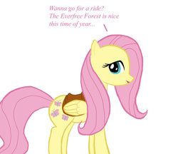 Size: 900x778 | Tagged: safe, artist:superl8, fluttershy, g4, female, saddle, solo