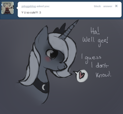 Size: 642x592 | Tagged: safe, princess luna, g4, ask, female, s1 luna, solo, tumblr