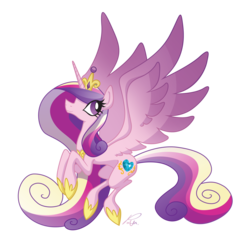 Size: 2796x2762 | Tagged: safe, artist:utahraptorz-poniez, princess cadance, alicorn, pony, g4, female, high res, simple background, solo, transparent background