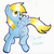 Size: 1494x1481 | Tagged: safe, artist:lolly-pop-girl732, derpy hooves, pegasus, pony, g4, female, mare, solo