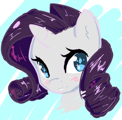 Size: 3084x3053 | Tagged: safe, artist:acharmingpony, rarity, g4, female, high res, solo