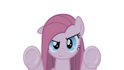 Size: 1600x900 | Tagged: artist needed, source needed, safe, pinkie pie, earth pony, pony, g4, female, fourth wall, looking at you, pinkamena diane pie, simple background, smiling, solo, transparent background, vector