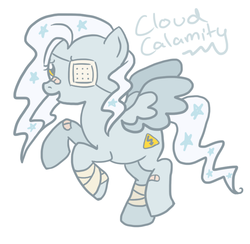 Size: 784x764 | Tagged: safe, artist:raineyj, oc, oc only, oc:cloud calamity, solo